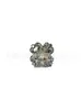 Aleación de Titanio F136 Trébol de Cuatro Hojas Zirconia Degradado Brillante G23 Titanio Arete para Hélice Auricular Stud para Labio Joyería para Piercings Corporales Accesorios
