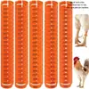 100 Piezas Anillos para Patas de Pollo con 4 Colores Ajustables Aves Pollo Identificación Numerada Coloridos Anillos para Patas de Aves de Corral Clip en Anillos para Patas, Anillos para Patas Numerados para Pollos Pato Ganso (Rojo y Naranja y Verde y Amarillo)