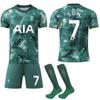 Traje de Entrenamiento de Fútbol 2024-25 Nuevo Tottenham No.2 Visitante No.7 Son Xingmin 10 Madison 17 Romero Fútbol