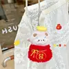 Dibujo Animado Original Año Nuevo Muñeco Oveja Pequeña Colgante Linda Oveja Propicia Figura Broche Oveja Decoración DIY Adorno Oveja Pequeña