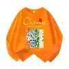 Camiseta de Algodón de Manga Larga para Niños Nueva Primavera y Otoño Versátil Tendencia Nacional Superior Más Holgado Camiseta Básica de Manga Larga para Niños