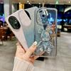 Funda para teléfono Huawei Enjoy Z con purpurina y diseño de oso violento y arena movediza. Funda protectora de goma suave anticaídas para Honor X40.