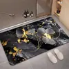 Envío Transfronterizo de Alfombrillas para Piso de Baño, Alfombrillas de Piso de Barro de Diatomeas, Felpudos Absorbentes de Agua y de Secado Rápido para Baño, Alfombrillas Antideslizantes para Puerta de Baño