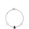Pulseira de Cabacinha em Ouro 18k para Mulheres High-End Ouro Rosé Madrepérola Corrente de Clavícula Significativa Presente de Dia dos Namorados Aniversário
