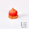 Novo produto transfronteiriço: Ornamento de Paisagem em Miniatura de Fogueira Simulada, Fogueira Colorida DIY Decoração de Mesa, Mini Acessórios de Resina
