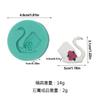 Molde de Silicona Creativo de Dibujos Animados Mariposa Pavo Real Cisne Búho Flamenco Molde de Silicona para Chocolate Yeso Goteo