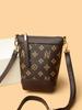 Bolsa Mini Balde Primavera e Verão Feminina 2025 Novo Estilo Bolsa Transversal de Ombro Popular Este Ano Versátil Bolsa para Celular Bolsa Pequena