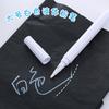 Plumón LED Fluorescente Blanco para Pizarra Blanca Papelería de Oficina Tiza de Colores Borrables