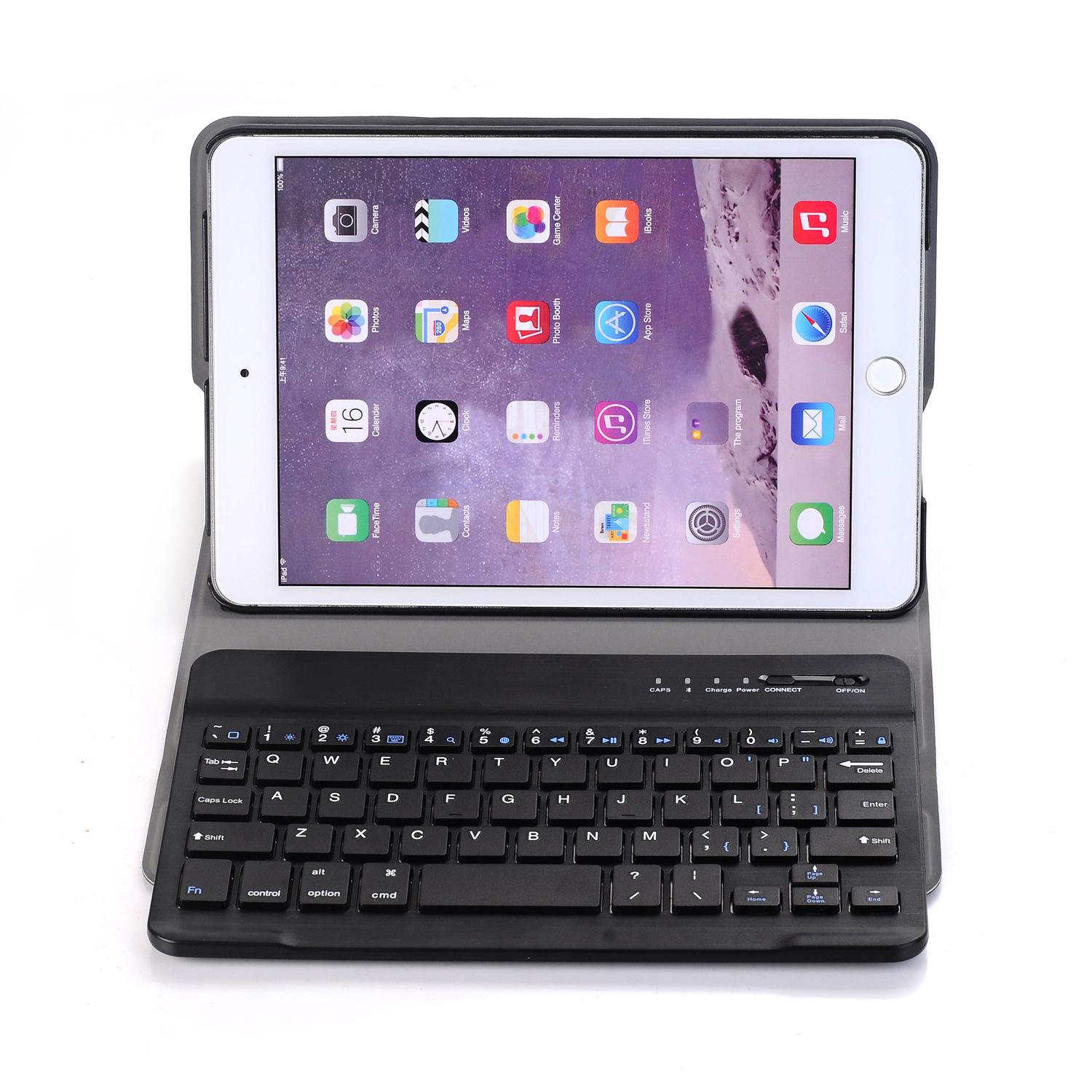新款 ipad mini  2,3 ABS超薄蓝牙键盘皮套