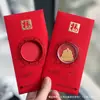 Oro Puro 999 Princesa, ¡Por Favor Hazte Rica! Nuevo Estilo Sobre Rojo Pegatina para Teléfono Regalo para Reunión Anual de la Empresa Contrato