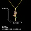 Collar para Mujer Transfronterizo Popular Collar de Perlas con Lazo Diseño de Nicho Versátil No se Desvanece Accesorios de Acero de Titanio de Gama Alta