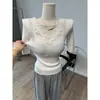 Top Emagrecedor Feminino Verão 2026 Novo Slim-Fit com Design de Nicho, Top Sexy Slim-Fit de Renda com Decote V e Vibe Elegante