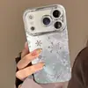Funda para Teléfono Móvil Invierno Copo de Nieve Brillo Manzana 18Promax Película para Lente 17 Iphone16 Adecuado para 13 Hermoso 11 Duro