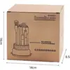 Caja de Almacenamiento para Brochas de Maquillaje, Tazón para Limpiar Pinceles de Maquillaje, Estante de Almacenamiento para Esponjas de Silicona, Artefacto Integrado para Limpieza y Secado