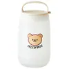 Taza de desayuno creativa de dibujos animados, taza sellada para yogur con tapa, taza creativa para avena nocturna con cuchara, taza de leche portátil, venta al por mayor