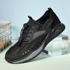 Novo solteiro malha respirável confortável gota plástico decorativo elástico faixa slip-on fácil de usar pés sem mau cheiro sapatos casuais verão Homens