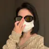 Gafas luminosas Conan tecnología negra divertidas accesorios para transmisiones en vivo TikTok mismas gafas con efecto especial Ojo Rojo LED carga