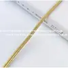 Cinturón de Serpiente Negro y Blanco Dorado Plateado Rojo de 0.3/0.5 cm con Diseño Cóncavo, Cordón Delgado, Cinturón de Espiga, Adorno para Ropa Cheongsam, Dorado Profundo