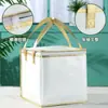 Bolsa Refrigerada Personalizada para Bolo de Aniversário Fabricante Folha de Alumínio Bolsa de Ombro Espessada Bolsa Térmica Grande Especial para Levar Poon Choi À Prova d'Água