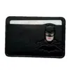 Chino Id Batman Ultra-Delgado Nuevo Especial PU Porta Tarjeta de Identificación Licencia de Conducir Moda Abstracto Hombres y Mujeres