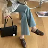 Primer Encuentro Ji Dongqiu Mocasines Pantuflas Peludas 2026 Nuevo Retro Correa de Doble Hebilla Mocasines de Deslizamiento Perezoso Punta Cerrada Casual para Mujer