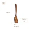 Madeira de Asa de Frango Madeira Maciça de Segunda Linha Cabo Longo Frigideira Antiaderente Espátula de Madeira Espátula de Cozinha Estilo Pendurar Utensílio de Cozinha de Madeira para Cozinhar