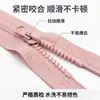 Cremallera de resina Aoseng #3 de doble cursor con dos tiradores, especializada para sacos de dormir infantiles, chaquetas de plumas y ropa para niños