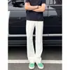Traje Casual de Otoño Moderno Simple de Gama Alta Noble Estilo Americano Pantalones Microcampana para Hombre Pantalones de Traje Versátiles con Caída Modernos