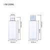 Botella de Plástico Transparente para Mascotas con Tapa Flip-Top de Mariposa Botella de Muestra para Tónico Cosmético Botella Sub de Loción para Apretar