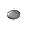 Plato de Condimentos de Acero Inoxidable 304 Coreano, Plato para Platos Fríos, Plato Dorado para Kimchi Coreano, Plato Pequeño, Bol Pequeño para Cocinar, Plato para Salsa