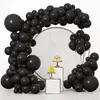 Cadena de Globos de Látex Color Sólido Mate Metálico Transfronteriza Set de Cadena de Globos Guirnalda Colorida Decoración para Fiesta de Cumpleaños Boda