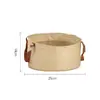 Lavabo Plegable Transparente de PVC para Exteriores, Viajes, Lavabo para Ropa, Camping Portátil, Picnic, Cesta para Frutas