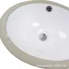 Lavabo redondo cerámico bajo mesa lavabo redondo empotrado tamaño mesa de balcón lavabo redondo baño lavabo redondo individual venta al por mayor