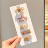 Pasador de Pelo Sin Costuras para Niñas 2025 Nuevo Estilo Flequillo Lateral Pinza de Pato Frente Dulce Colorido Pasador Accesorios para el Cabello