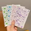 Novo Presente para Crianças: Adesivos de Diamante Borboleta para Decoração de Maquiagem Facial, Autoadesivos, Não Tóxicos, para Meninas e Princesas
