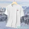 Atacado Transfronteiriço Camiseta Masculina de Seda de Gelo Verão Fina Respirável Esportiva Manga Curta Solta Tamanho Grande Camiseta Americana Camisa para Homem Gordo