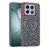 Funda Adecuada para Teléfono Móvil Xiaomi 17 Celebridad de Internet Graffiti Blanco y Negro 17Promax Personalizada Piel Lisa 17 Cubierta Protectora Magnética Anti-Caída