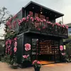 Villa Fábrica Changchun Bloque Contenedor Planificación Calle Comercial Tienda Estilo Industrial Oficina de Ventas Oficina