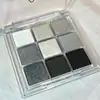 Muge Leen Paleta de Sombras de Ojos de Nueve Colores Mate Perlado Polvo Ahumado Rosa Color Melocotón Tierra Color Té con Leche Asequible Paleta de Sombras de Ojos Ins