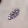 Presilha de Cabelo com Franja Lateral de Flor Rosa para Mulheres Acessórios para Cabelo da Testa Presilha Lateral Presilhas Bico de Pato Estilo Ins 2026 Novas Presilhas BB