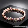 Nova Pulseira Oval Geométrica de Cristal Zircônia Luxo Leve Exquisite Joia de Mão Personalidade Versátil Enfeites Atacado