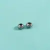 Prata Esterlina S925 Contas Espaçadoras Contas Lanterna Listradas Contas Soltas Contas de Ábaco Pulseira de Corda DIY Feita à Mão Contas para Pulseira de Cristal