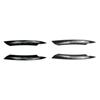 Adequado para Volkswagen Magotan Passat B7 2011-2015 Adesivos de Sobrancelha para Faróis Modificação Externa
