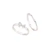 Anillos de Pareja Pequeña Obsesión para Hombres y Mujeres Diseño de Nicho Ins Moda de Lujo Ligero Anillos de Par con Lazo Simple Bandas de Anillo Regalo