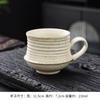 Juego de Taza de Café y Platillo de Gres Retro Transfronterizo Taza Personalizada Pintada a Mano Americana Taza de Té para el Hogar Venta al por Mayor
