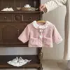 Conjunto de Ropa de Otoño e Invierno para Bebés Niñas, Estilo Nuevo con Forro Polar para Finales de Otoño, Elegante Conjunto de Dos Piezas de Invierno para Bebés y Niños Pequeños de un Año