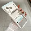 Transformación instantánea en una funda transparente de gasa suave de 17 pulgadas, adecuada para Apple 17 Pro Max con ranuras para relleno de resina, acrílico para 15 pulgadas y para 11/12 pulgadas.