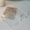 Caja de Almacenamiento Transparente de Acrílico para Sombras de Ojos y Medicamentos Soporte de Exhibición para Compactos de Polvo Tarjeta de Negocio para Esmalte de Uñas Titular de 7 Compartimentos