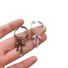 Anillo abierto con lazo estilo ballet, diseño de nicho para mujer, ajustable, para dieta, anillo único y avanzado.