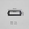 Suministro directo de fábrica marco de etiqueta de cajón ranura para placa de nombre de cubo de gabinete estante inserto de nota estante para papel
